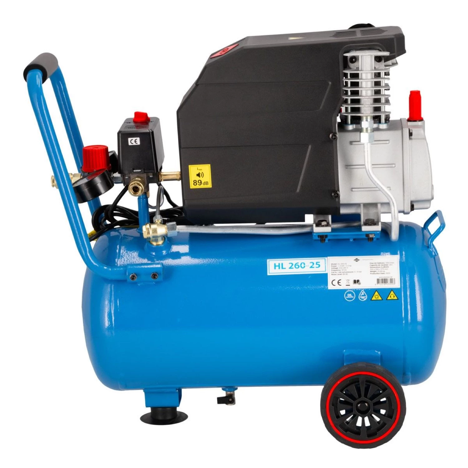 Airpress Compressor HL 260-25 8 bar - 206 L/min - 24L-image