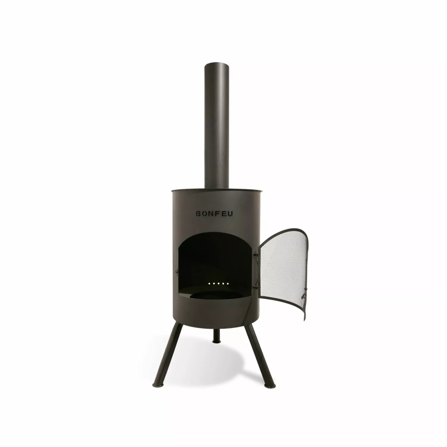 BonFeu 5002 Cheminée de jardin BonTon 50 - Noir – 172 cm – 50 cm-image