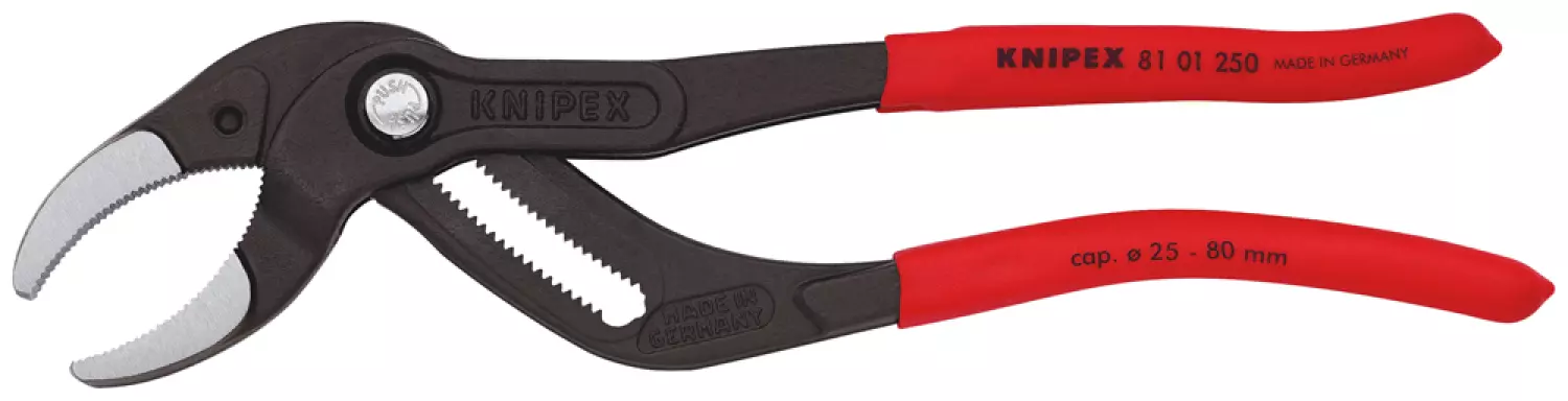 Knipex 81 01 250 Sifon- en connectorentang met anti-slip - 250 mm-image