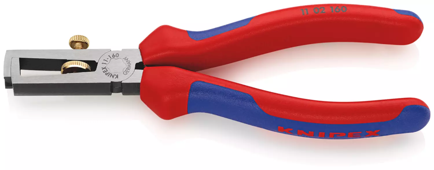 Knipex 11 02 160 - Pince à dénuder Avec ressort d'ouverture, universel-image