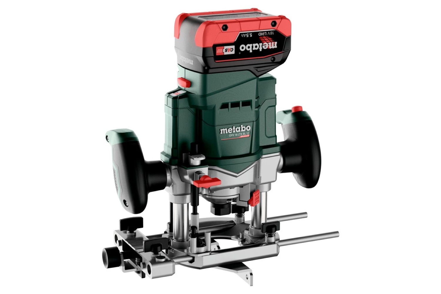 Metabo OFV 18 LTX BL 12 18V Li-ion set de défonceuse sans fil (2x batterie 5.5Ah) dans MetaBox-image