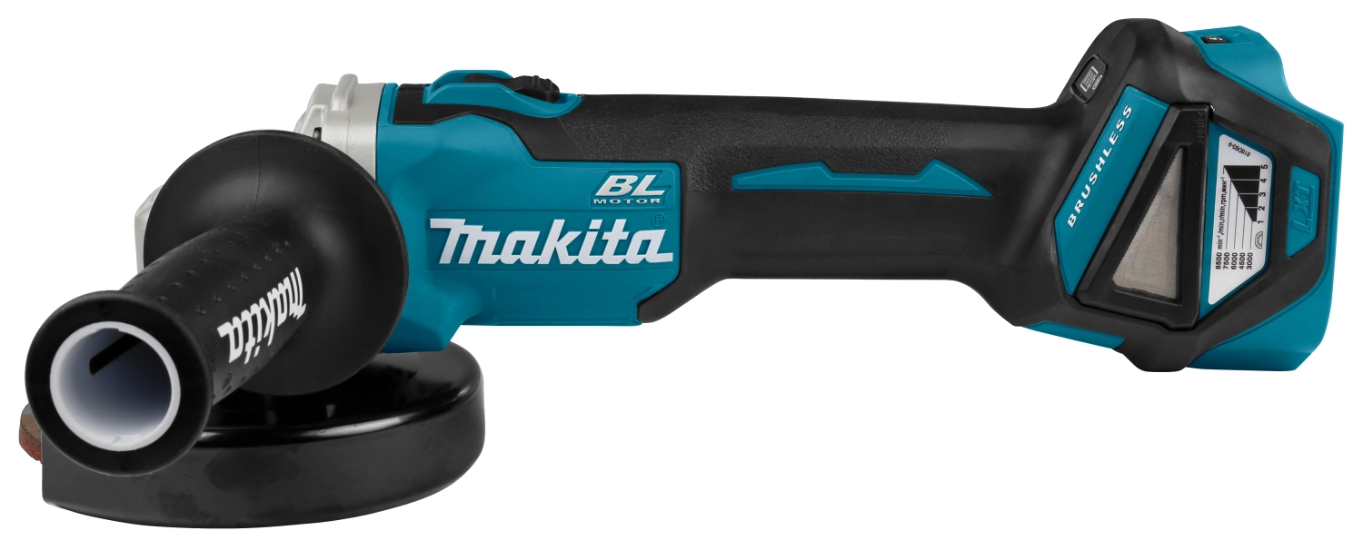 Makita DGA511RTJ 18V Li-Ion Accu haakse slijper set (2x 5.0Ah accu) in Mbox - 125mm - koolborstelloos-image