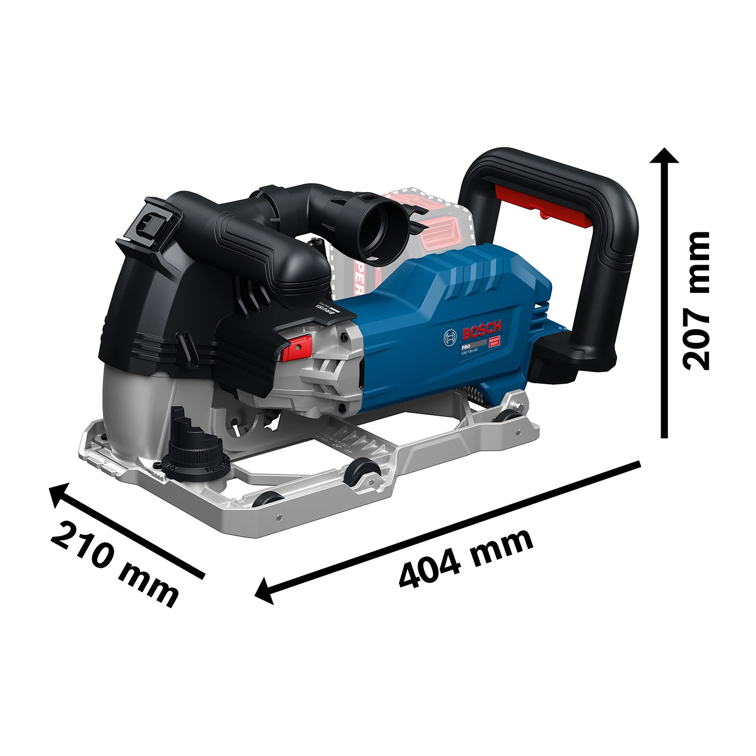 Bosch GNF18V-40 Accu Muurfrees-image