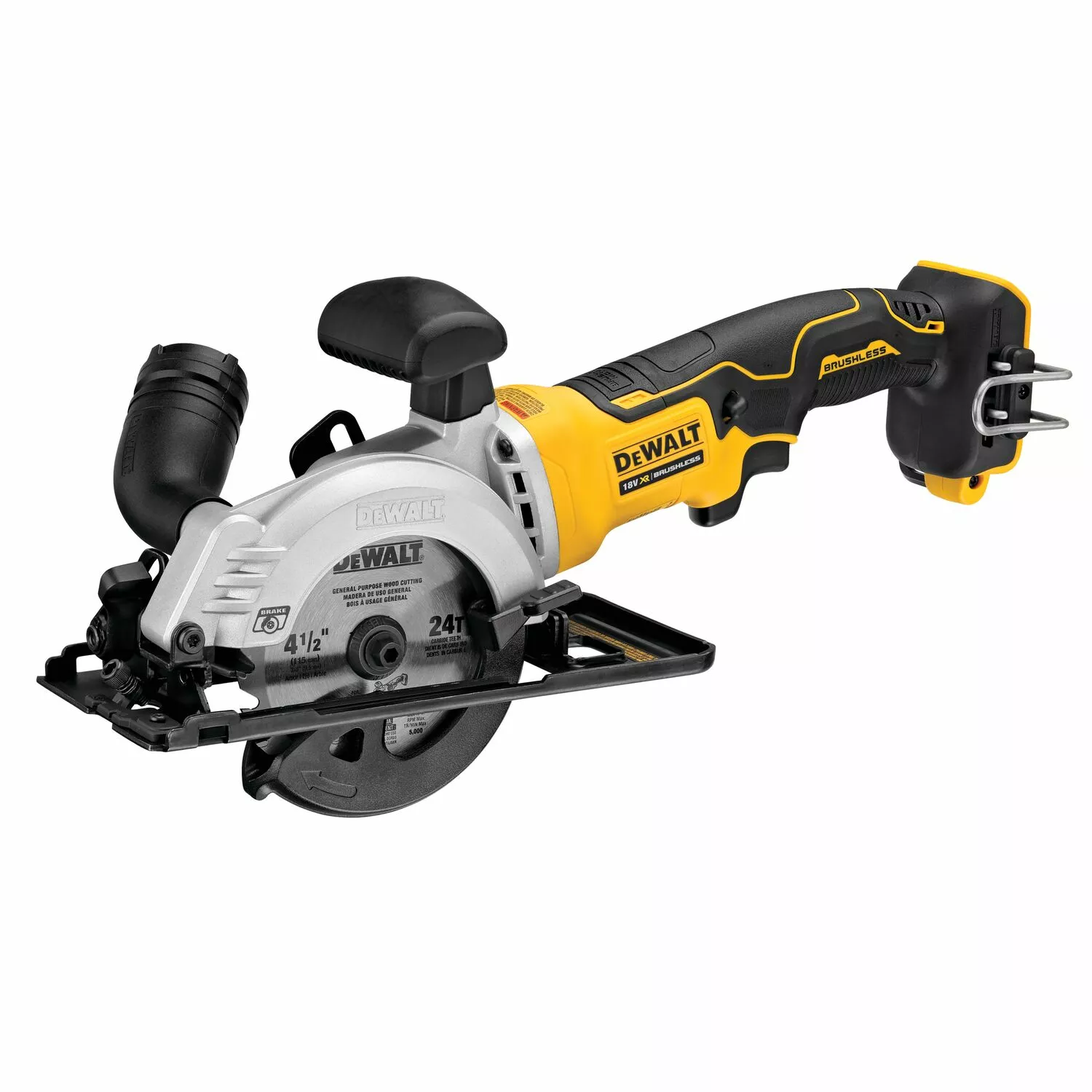 DeWALT DCS571NT-XJ 18V Li-ion XR accu cirkelzaag body in TSTAK - 115mm - koolborstelloos-image