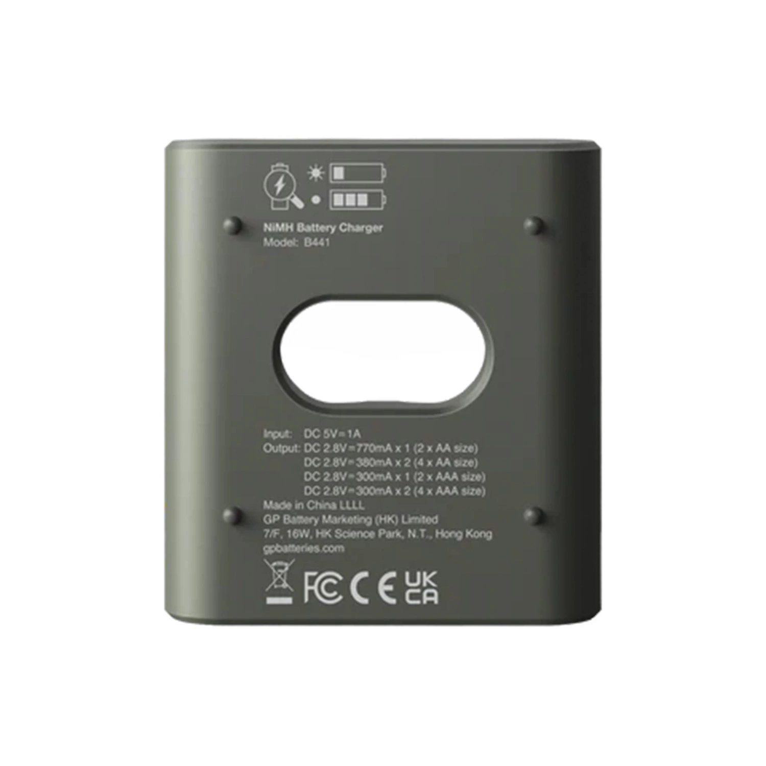 GP B441 RECYKO 4x AA avec chargeur - 2100 mAh-image