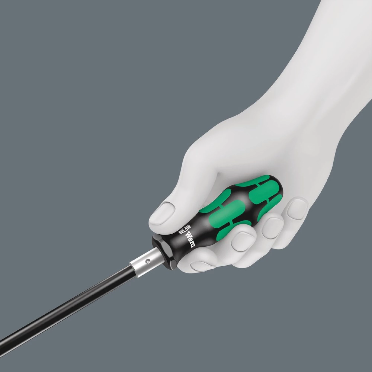 Wera 05028161001 393 S Handbithouder met flexibele schacht - Zeskant - 1/4" x 173,5mm-image