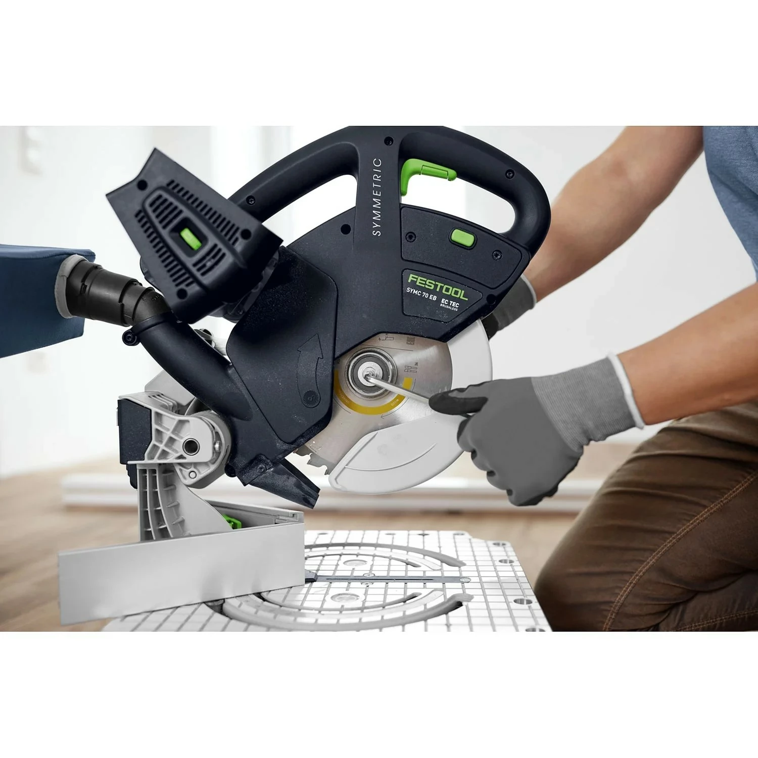 Festool SYMC 70 EB-Basic SYMMETRIQUE 2x18V Scie-plongeante à Batterie-image