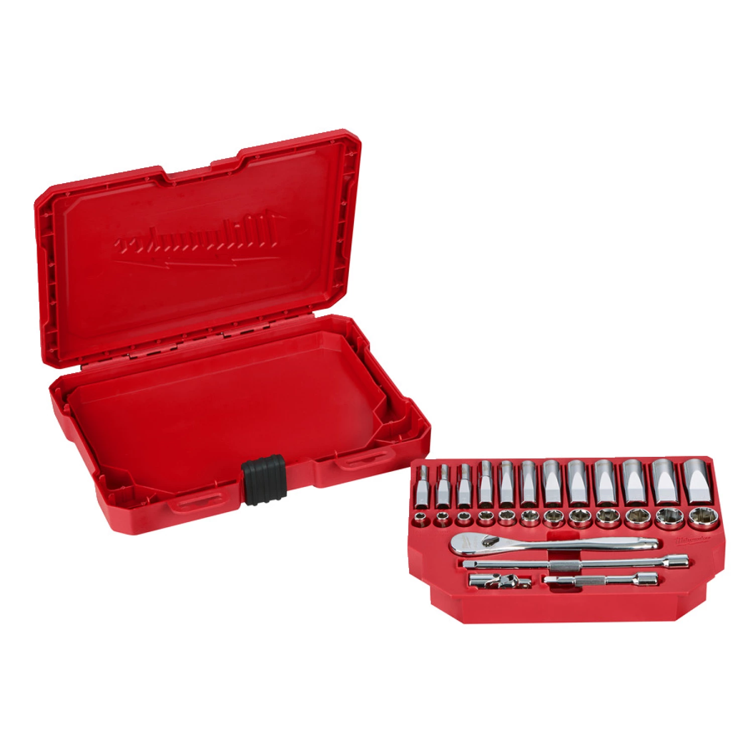 Milwaukee 4932464943 28-delige Ratelsleutelset - metrisch - 1/4"-image