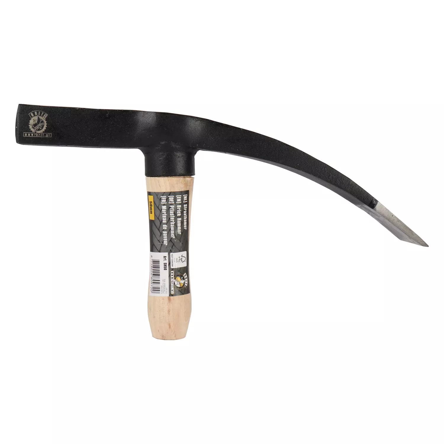 Orit SH50 Straathamer - houten handgreep - 50 mm-image