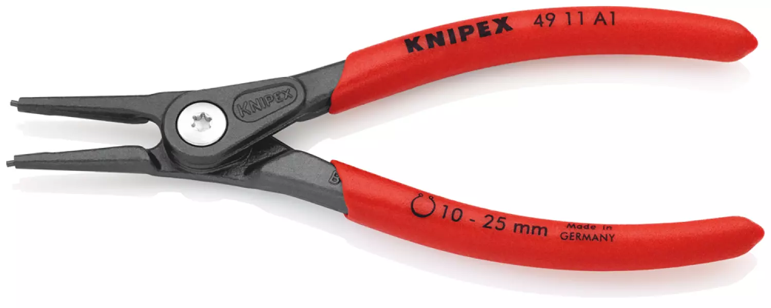 Knipex 4911A1 Precisie Borgveertang voor buitenringen - Assen - 10-25 x 140mm-image