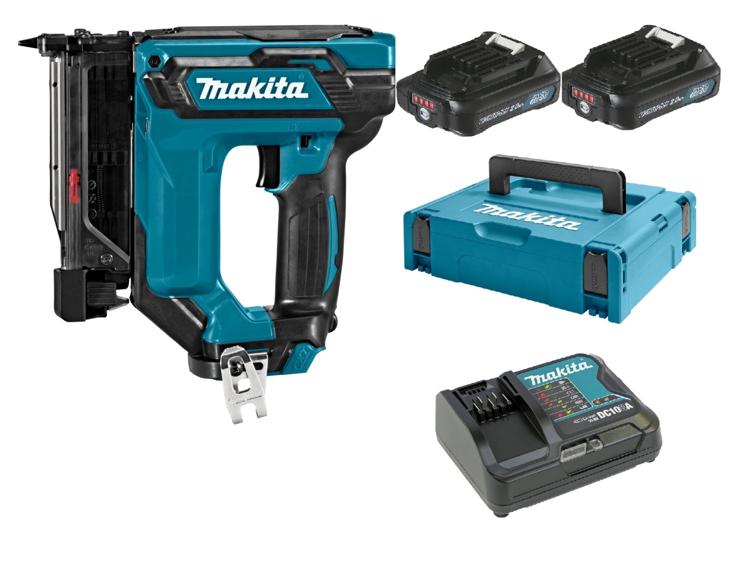 Makita PT354DSAJ 10,8V Li-Ion accu tacker set (2x 2,0Ah accu) in Mbox - 15-35mm-image