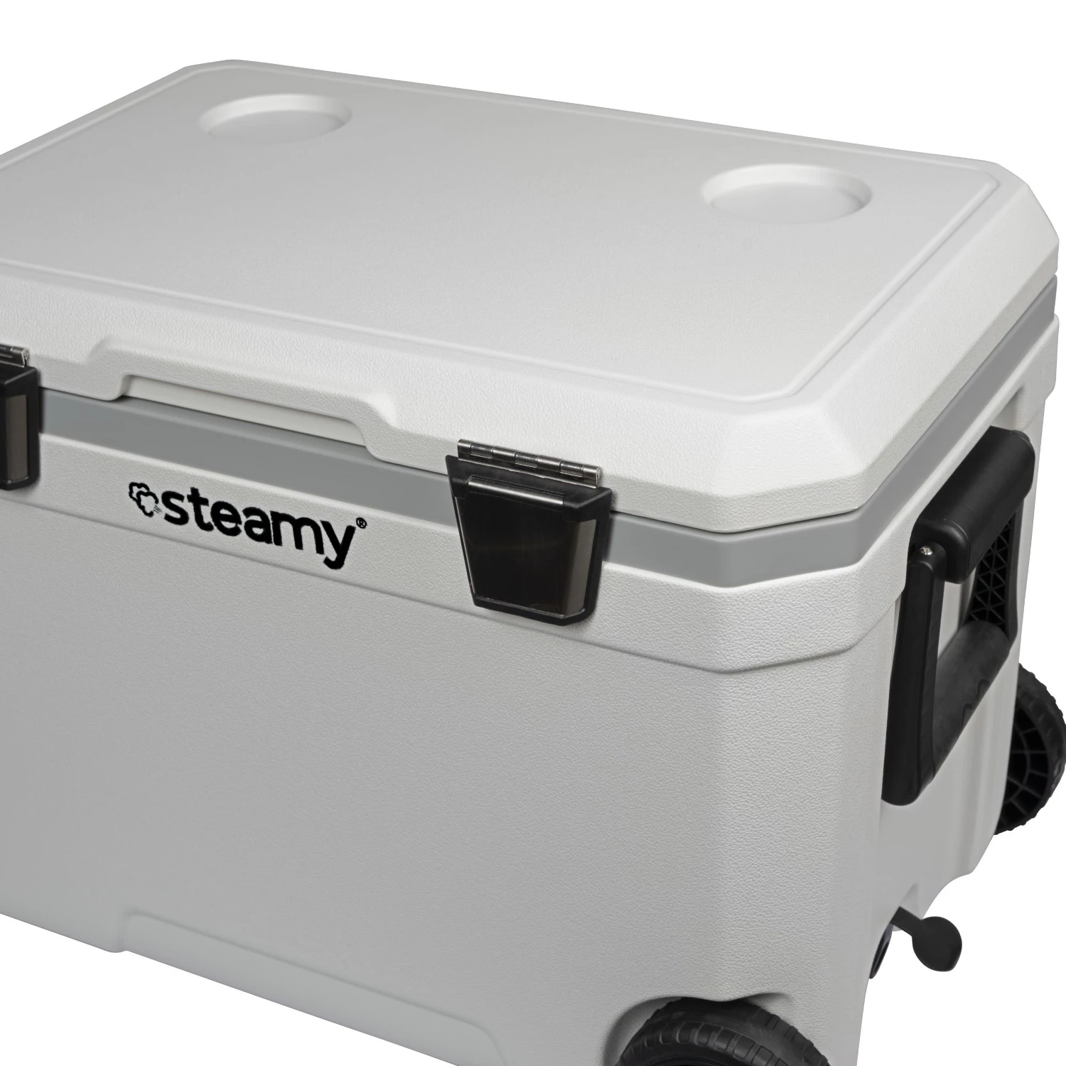 Steamy SCM70W Marine 70 Glacière sur roues - 70L - Blanc-image
