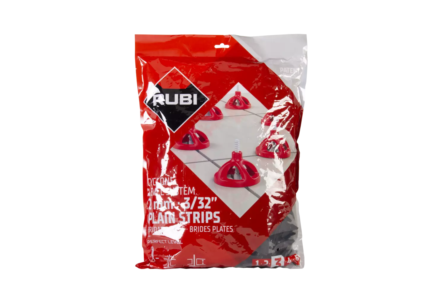 Rubi 35944 Bande plate Cyclone - 2,0 mm (300 pièces)