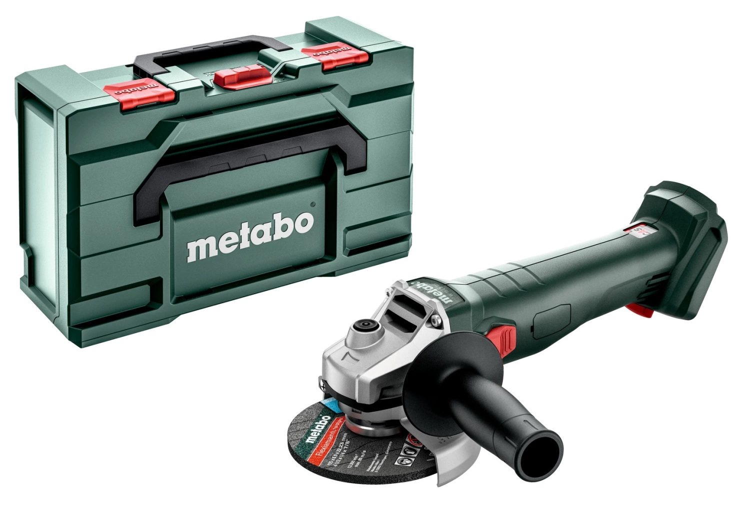 Metabo W 18 L 9-115 18V LiHD accu haakse slijper body in MetaBox - 115mm-image