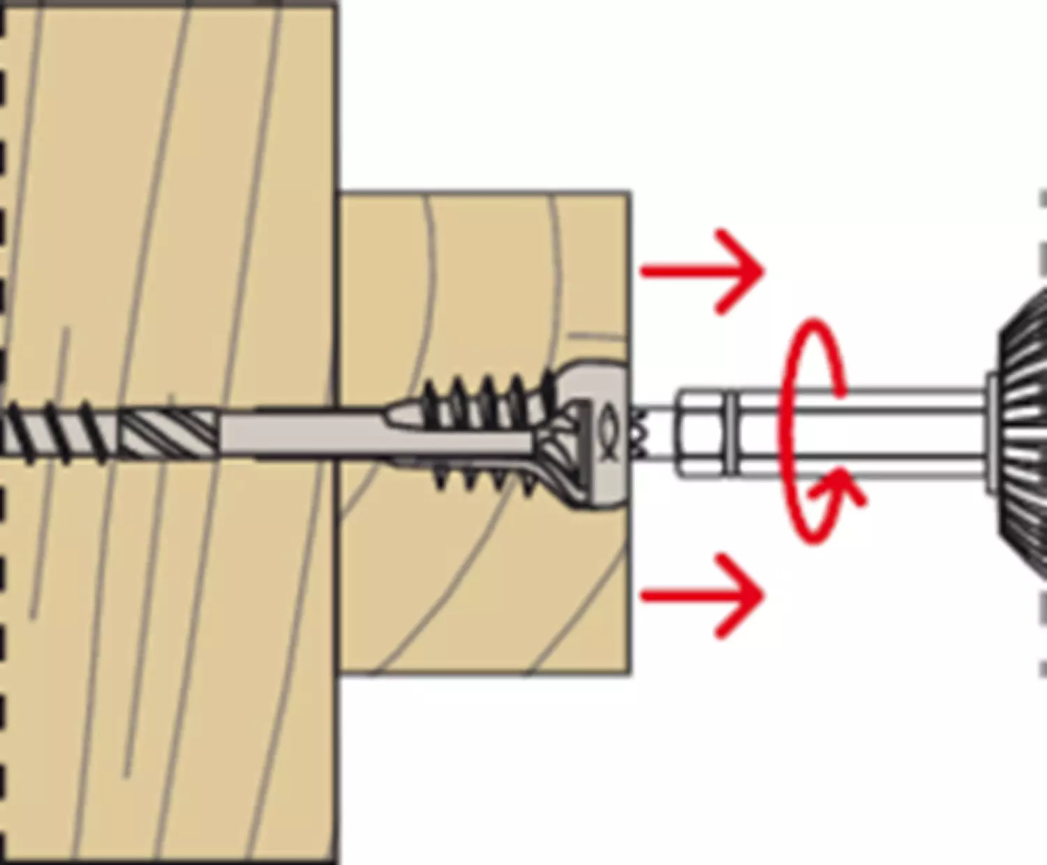 Fischer 558879 Stelschroef TX25 - FAFS 5 x 80 (100st)-image