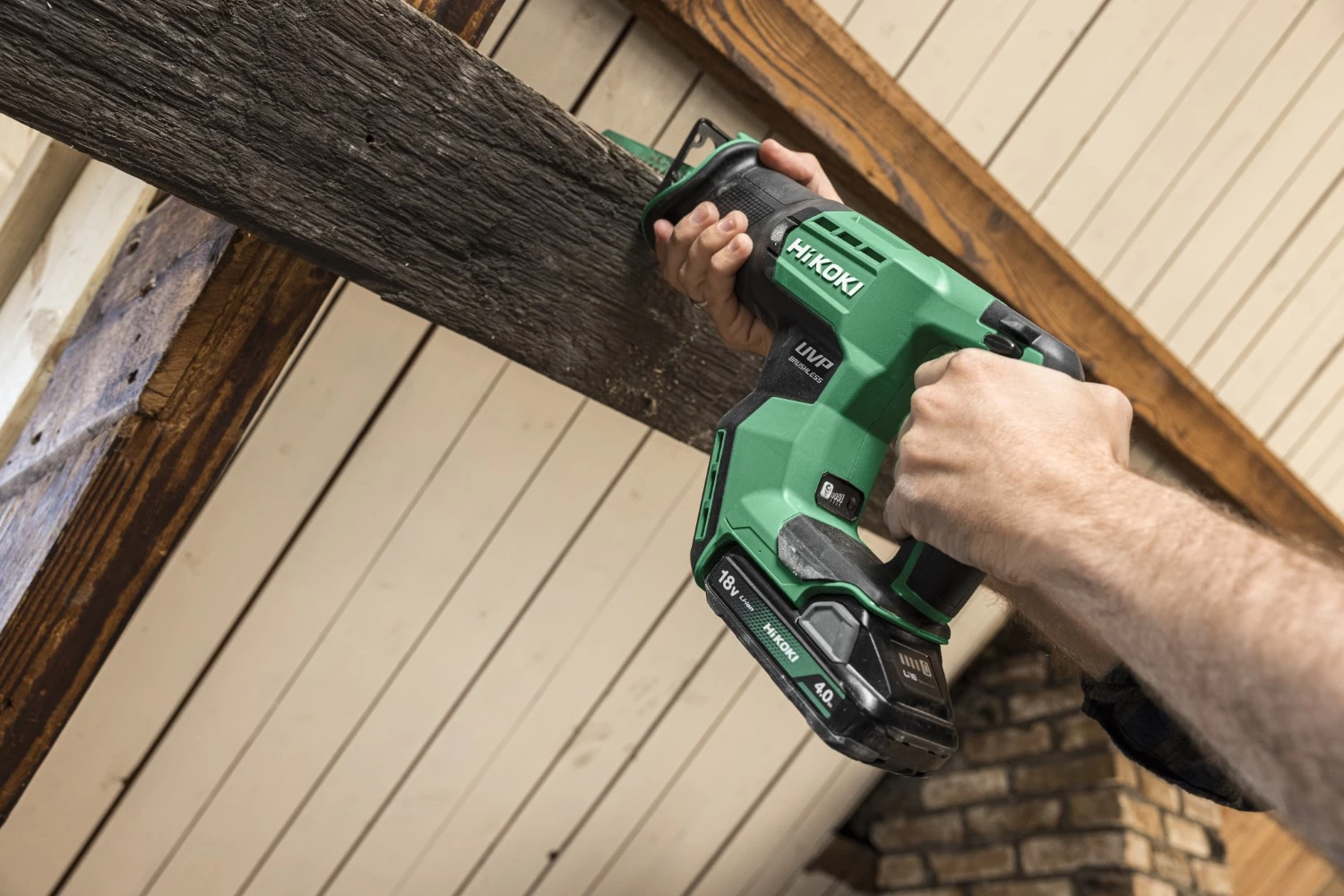 Scie sauteuse sans fil HiKOKI CR18DMAW2Z - 18 V - 130 mm dans un coffret HSC III-image