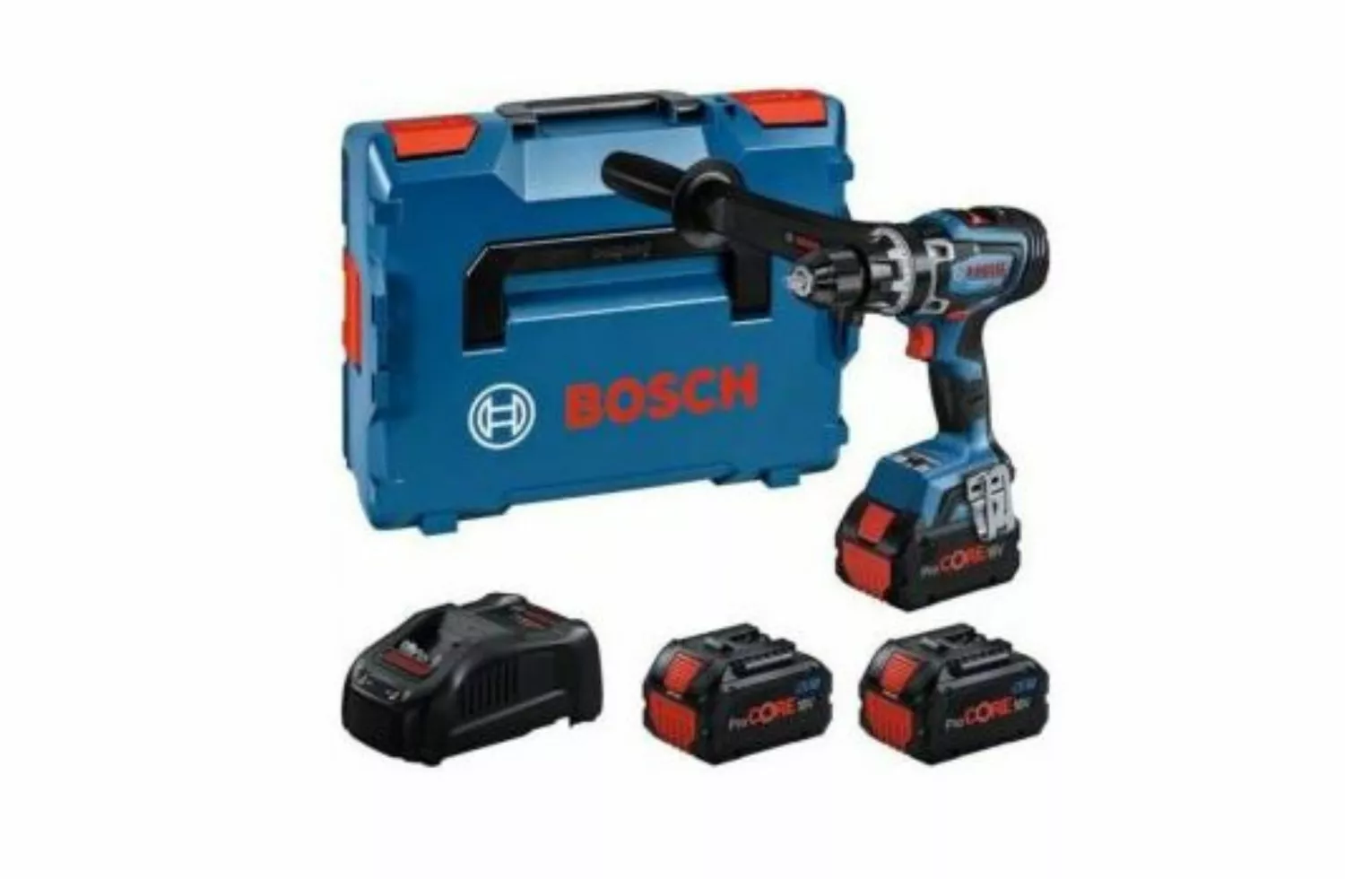 Bosch GSB18V-150 Perceuse sans fil 18V Li-ion (3x batterie 8Ah) en L-Boxx-image