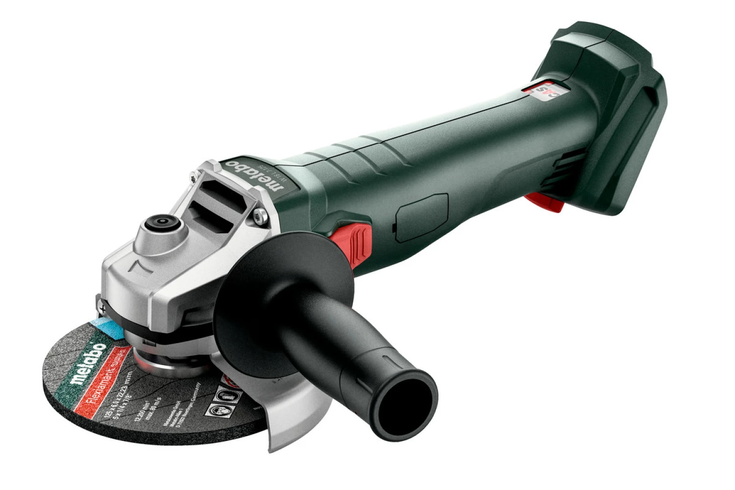 Metabo W 18 7-125 18V Li-Ion accu haakse slijper body in Metabox - 125mm-image