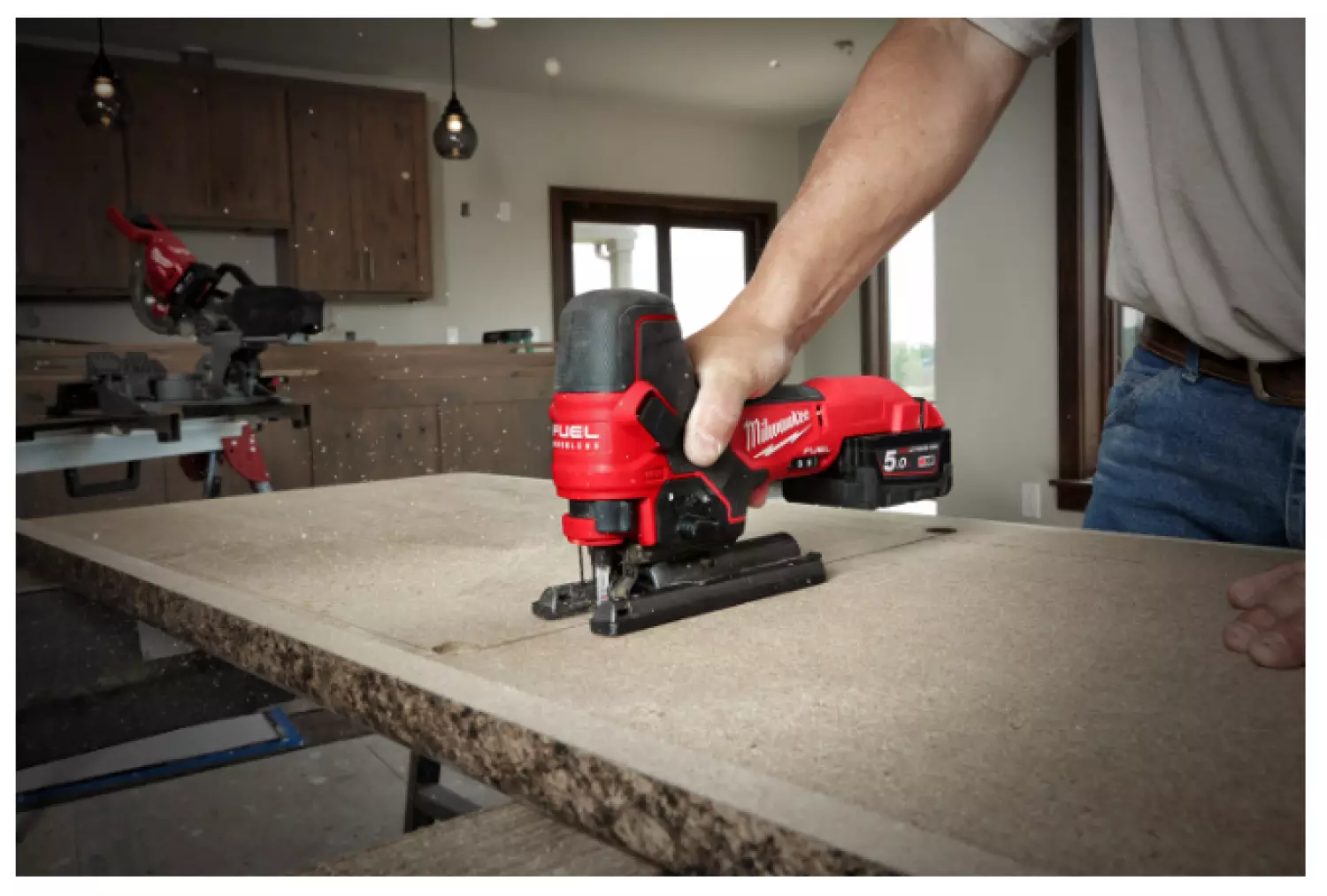 Milwaukee M18 FBJS-502X 18V Li-ion accu decoupeerzaag set (2x 5.0Ah accu) in HD-Box - koolborstelloos-image