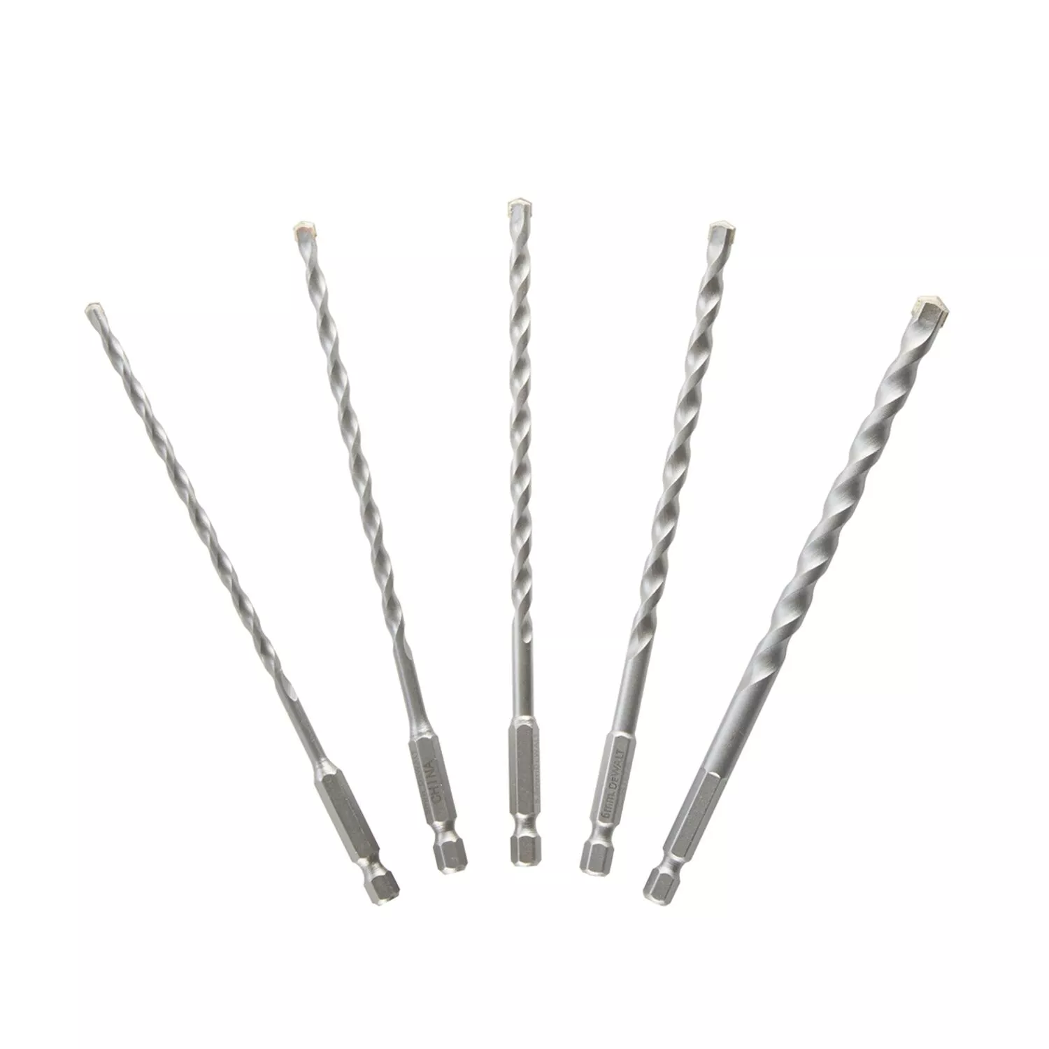 DeWALT DT60099 Jeu de forets à pierre IMPACT - 5 pièces-image