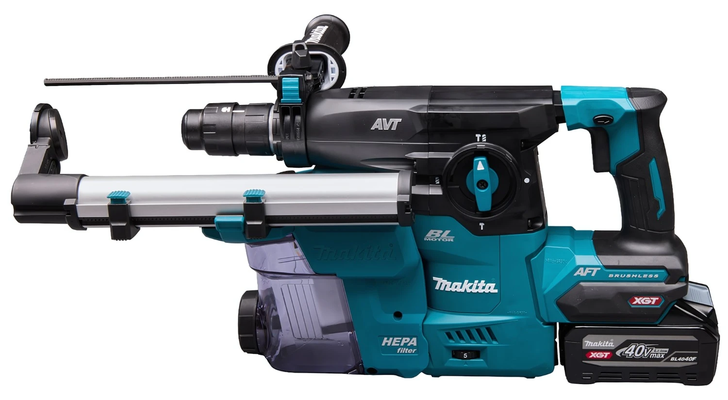 Makita HR009GU201 XGT 40V Max Li-Ion accu combihamer - 3,9J - 4.0Ah Accu - in koffer