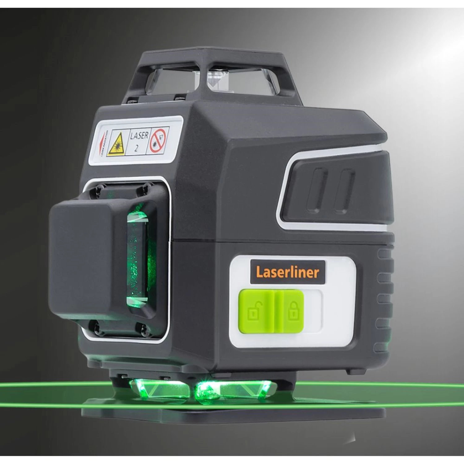Laserliner PocketPlane-Laser 4G Laser à lignes croisées dans un coffret - 4 lignes - vert - 30 m-image