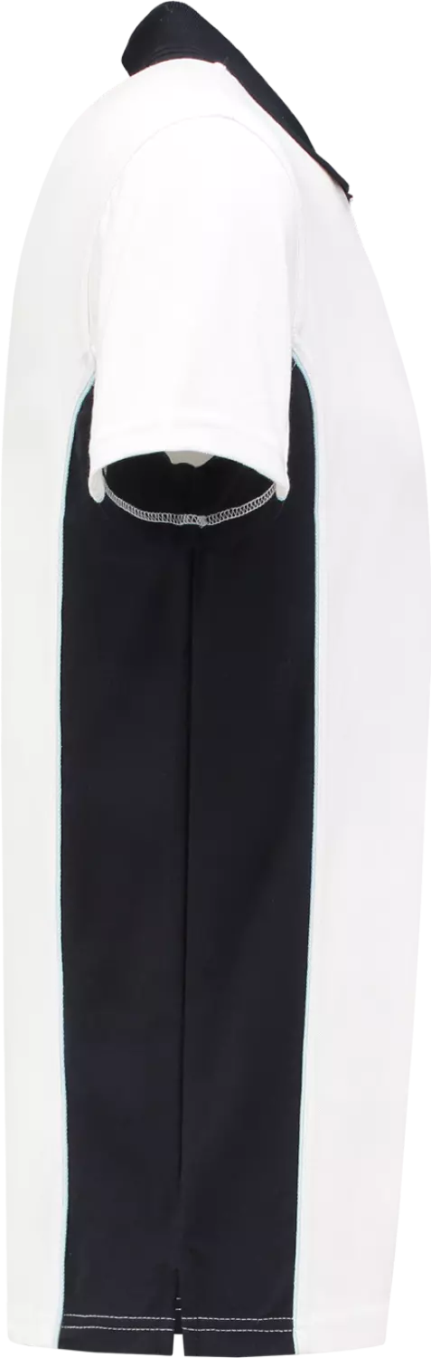 Workman 1401 Polo - Blanc / Bleu marine - M-image