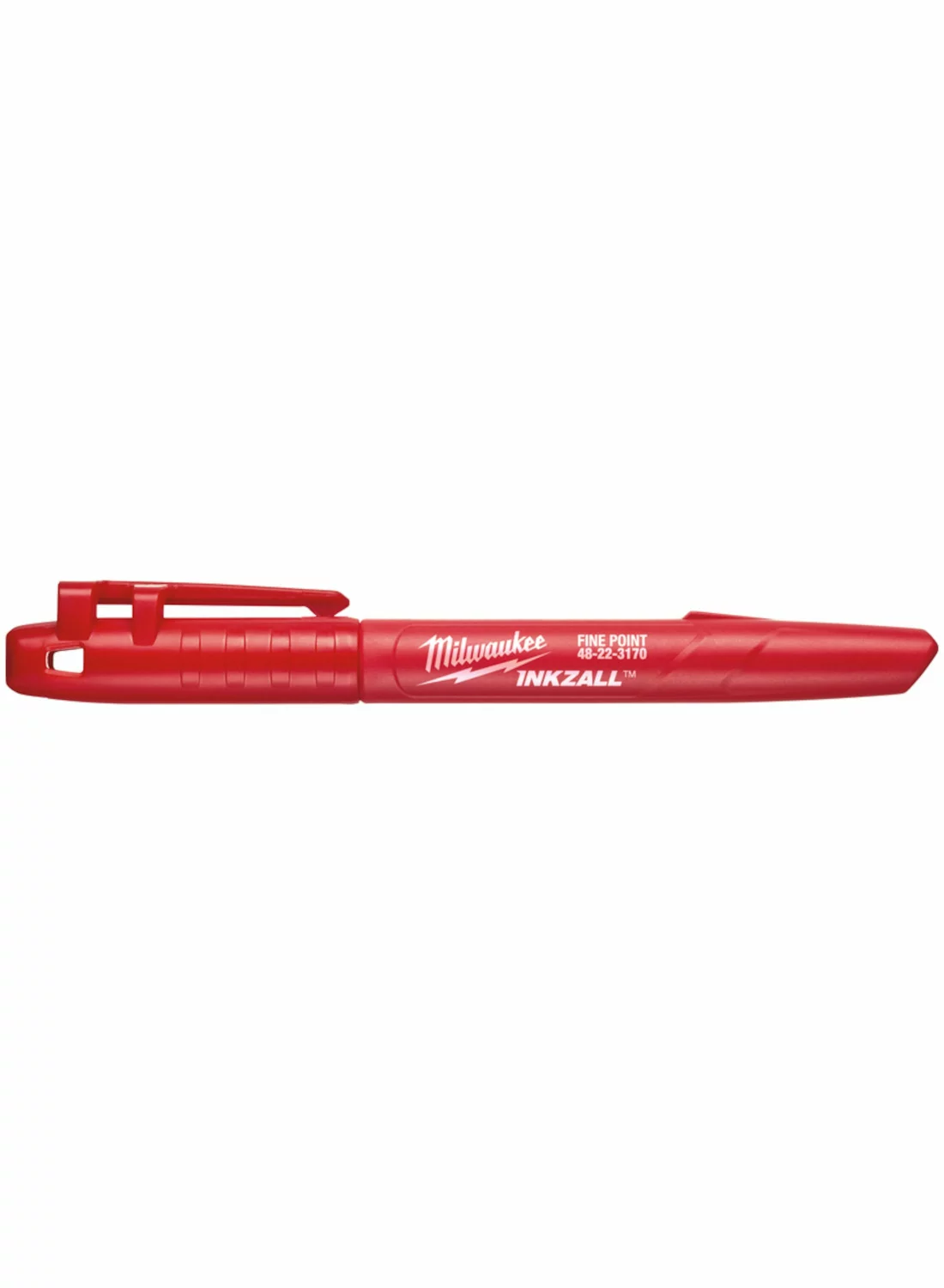 Milwaukee 48223170 Marqueur Inkzall à pointe fine - Rouge – 1 mm