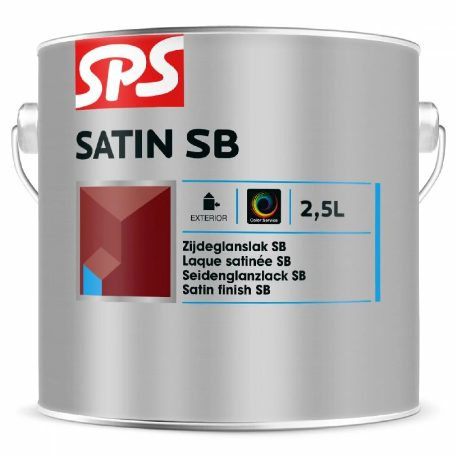 SPS Satin SB Lak - Wit - 2,5L-image