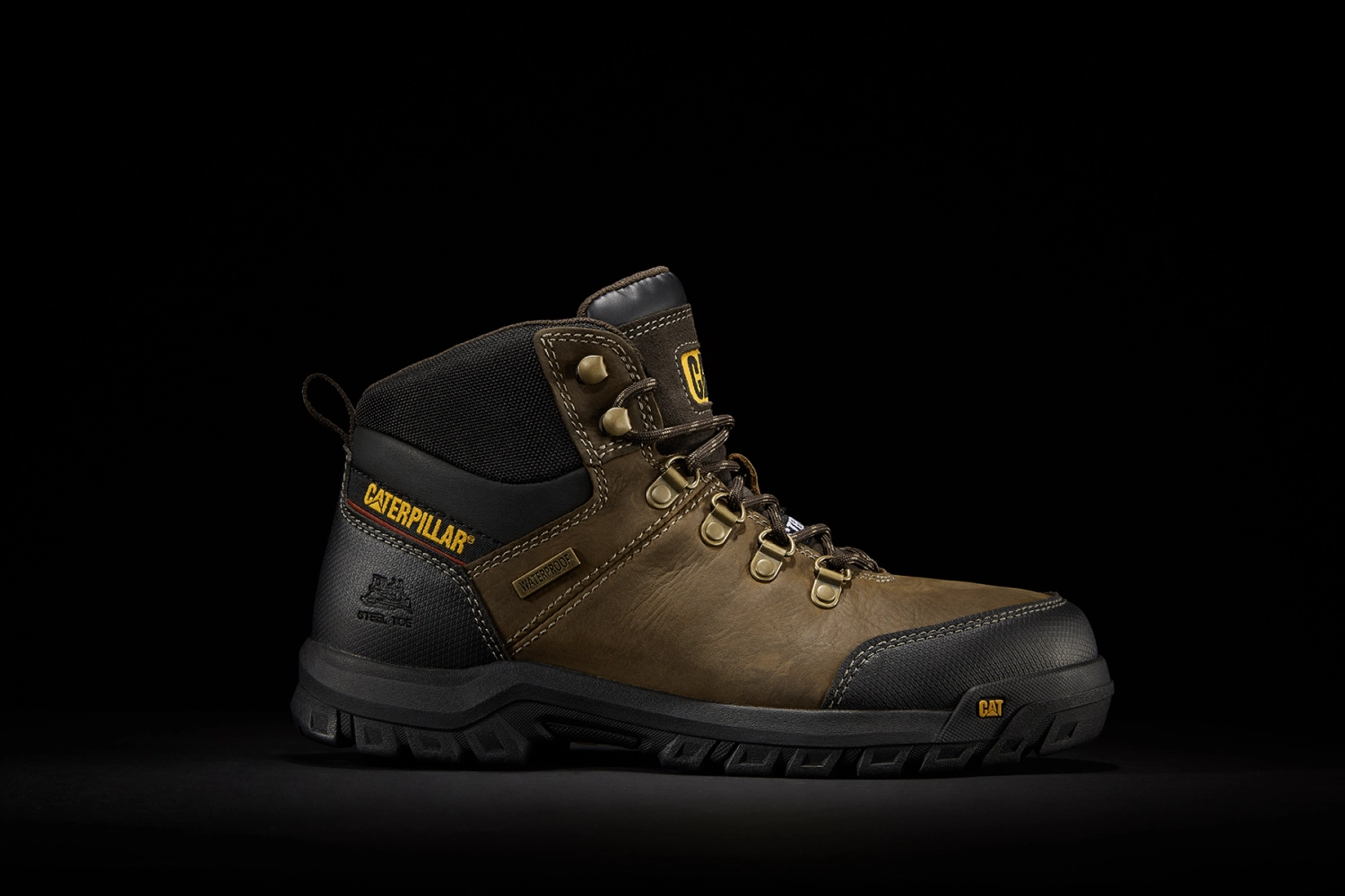 Caterpillar Framework Chaussure de sécurité S3 Seal Marron - Taille 46 - UK 12