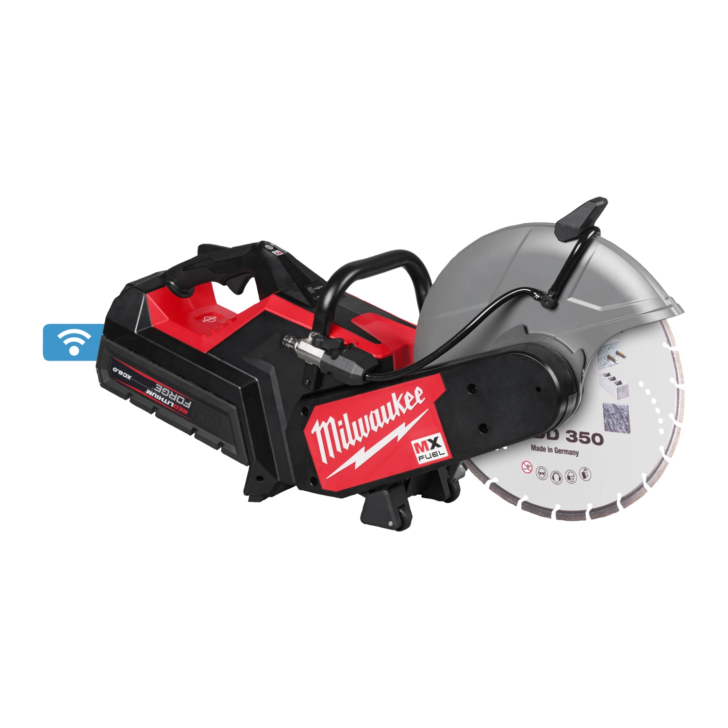 Milwaukee MXF COS350G2-802 MX Fuel accu doorslijpmache set (2x 8.0Ah accu) - 350mm-image