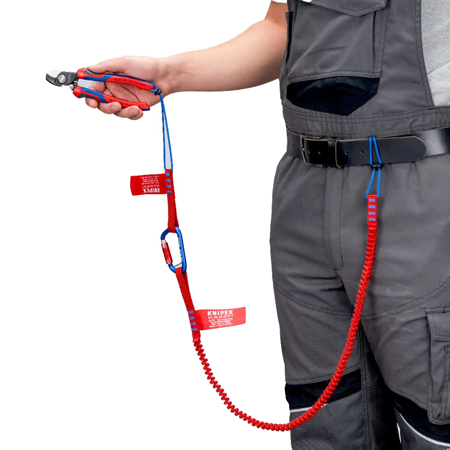 Knipex 9522165 Kabelschaar met openingsveer - 165mm-image