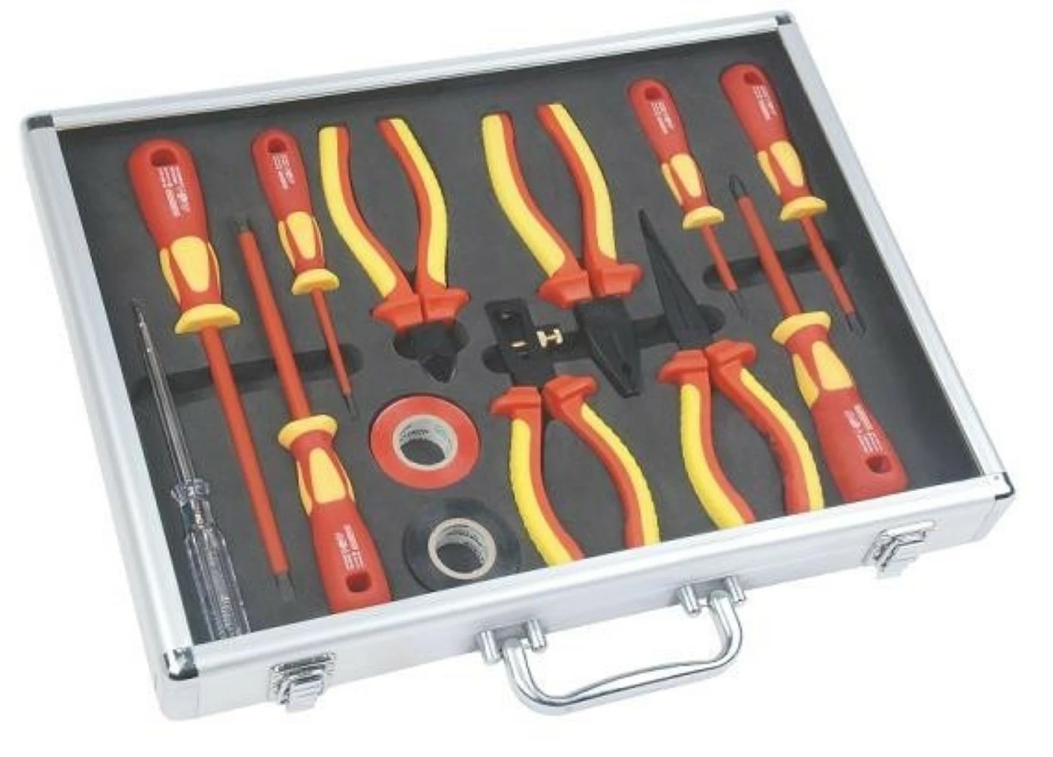 Brüder Mannesmann 11213 Jeu de tournevis et de pinces 13 pièces - VDE-image