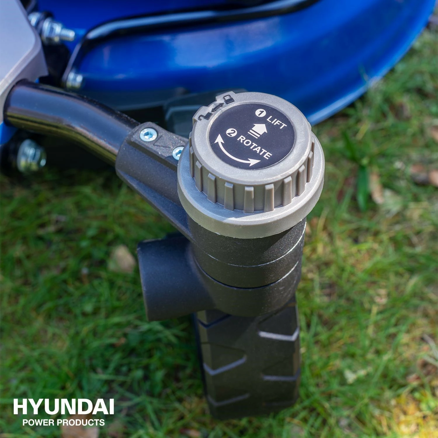 Hyundai 57026 Benzine grasmaaier – 196cc – 4-takt – elektrische start – Zero-Turn wielen-image