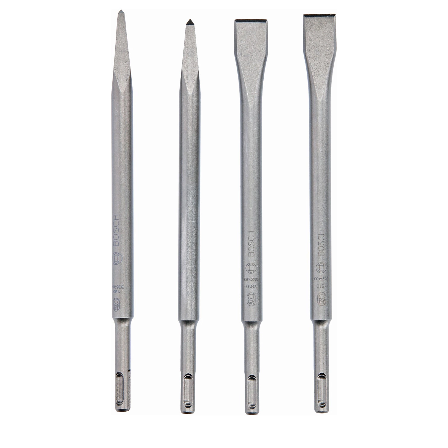 Bosch 2607017516 PRO 4-delige SDS plus-4C Beitelset-image