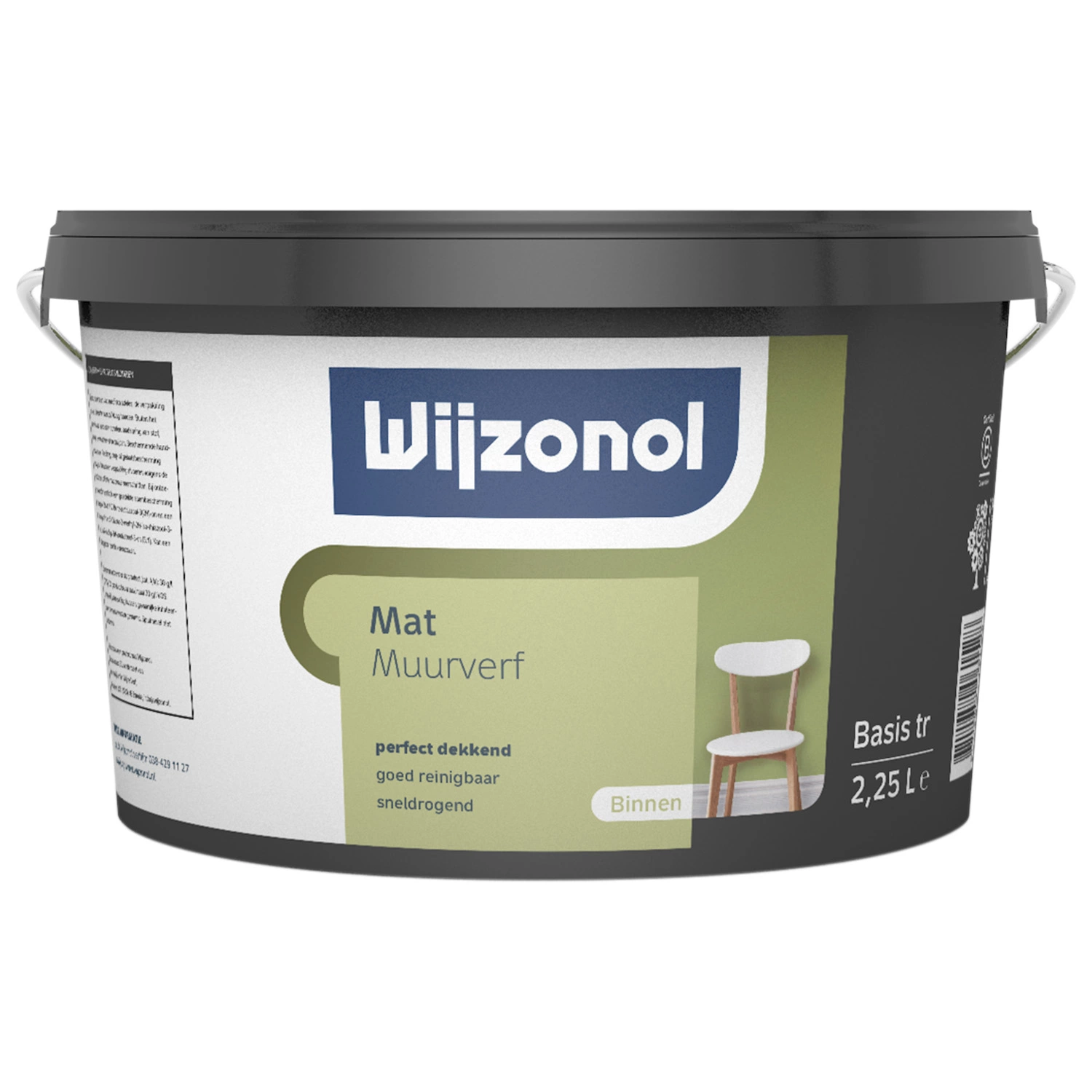 Wijzonol Muurverf Mat - op kleur gemengd - 2,5L-image