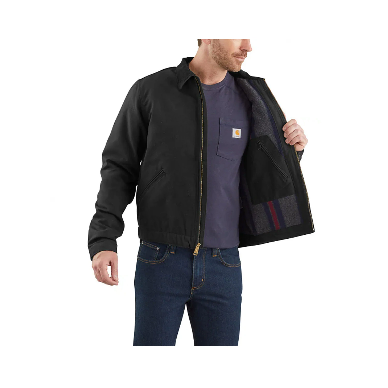 Carhartt Duck Veste Detroit Noir - XL-image