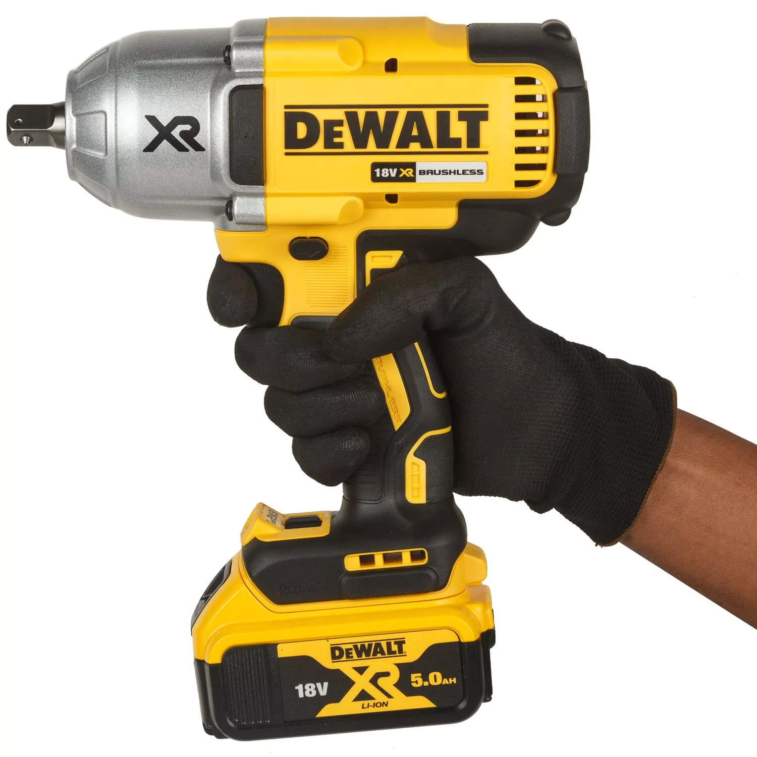 DeWALT DCF899P2 - Set clé à choc Li-Ion 18V (2x batterie 5.0Ah) dans coffret TSTAK - 1625Nm - Moteur brushless-image