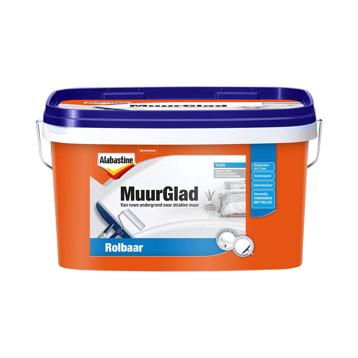 Alabastine Muurglad - Pâte - 10L