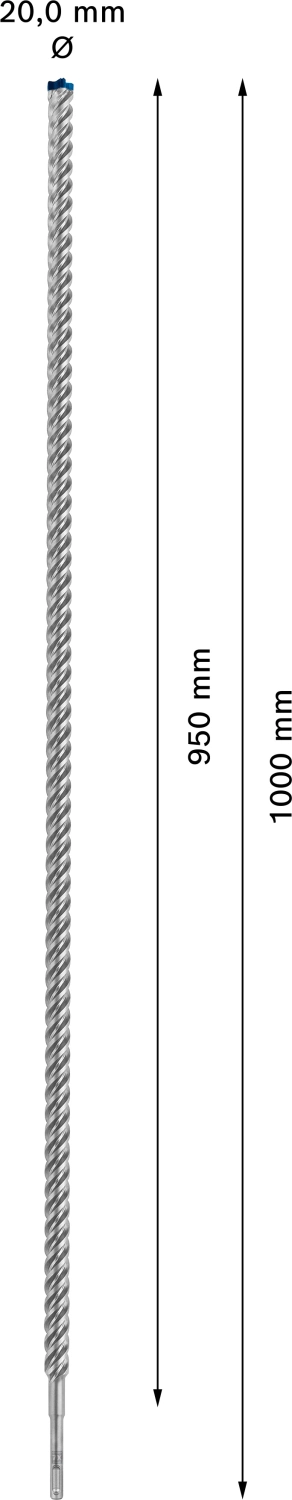 Bosch 2608900145 EXPERT Hamerboor SDS plus-7X - 20x950x1000mm-image