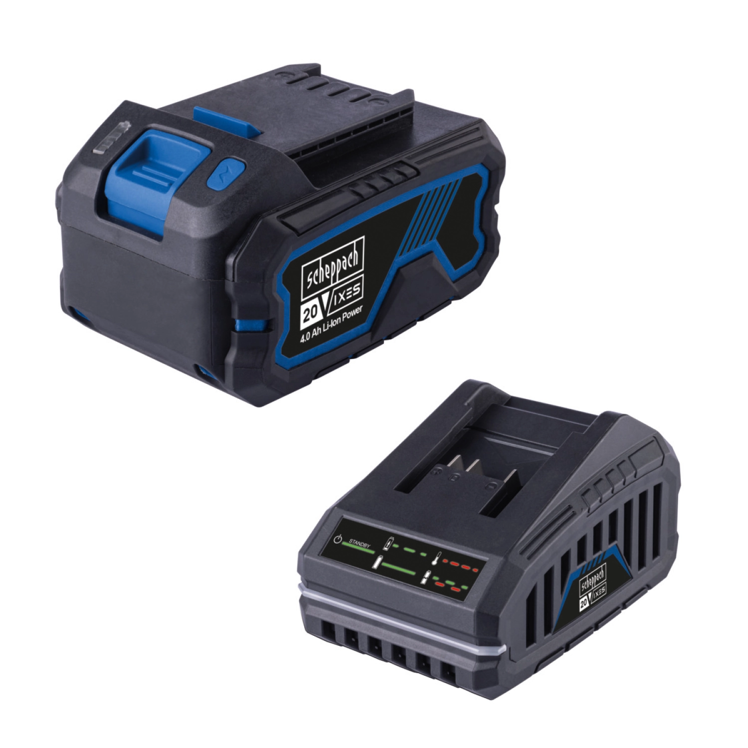 Scheppach Kit de démarrage 20 V Batterie + Chargeur de batterie SBSK4.0-image