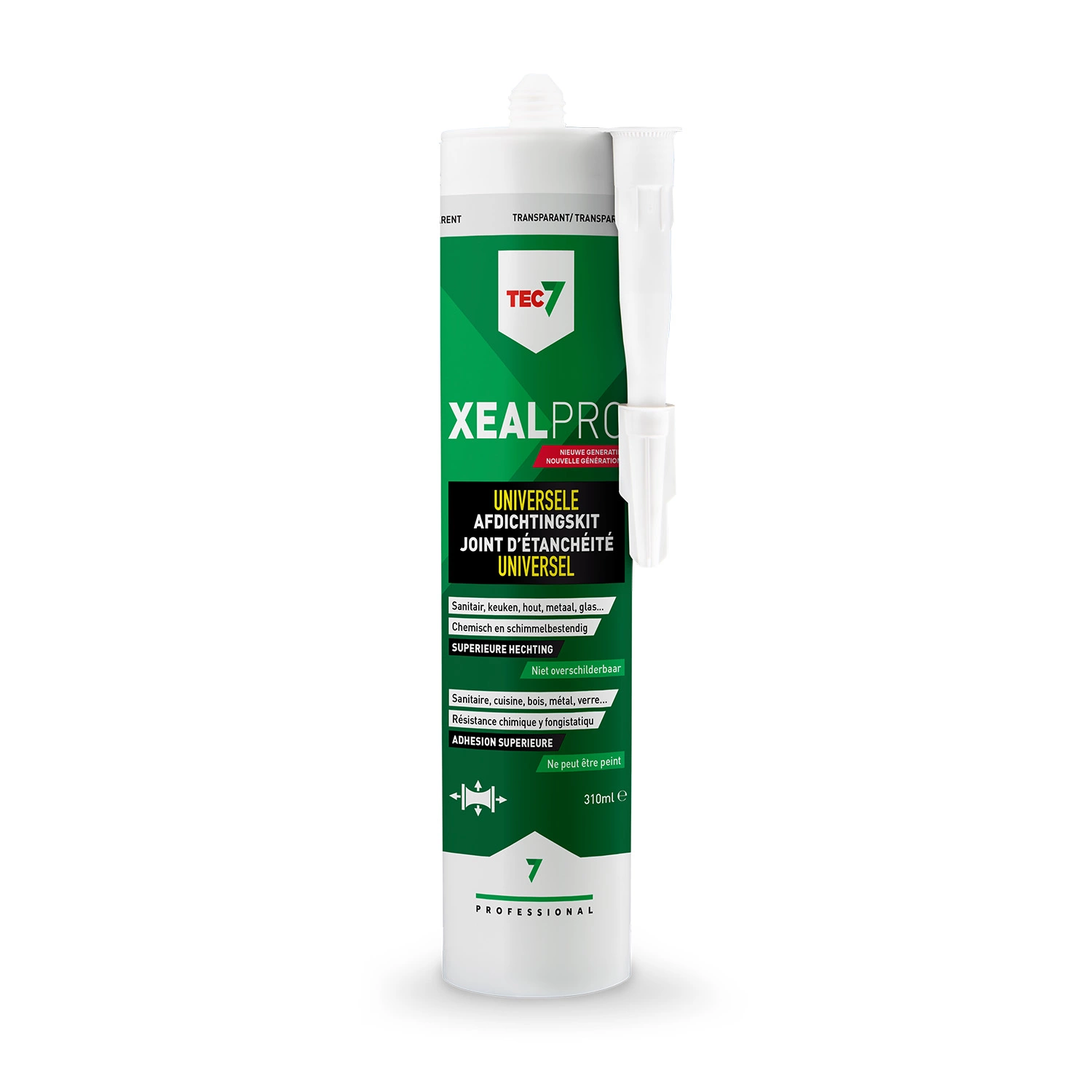 TEC7 XealPro Universele kit - Transparant - 310ml-image