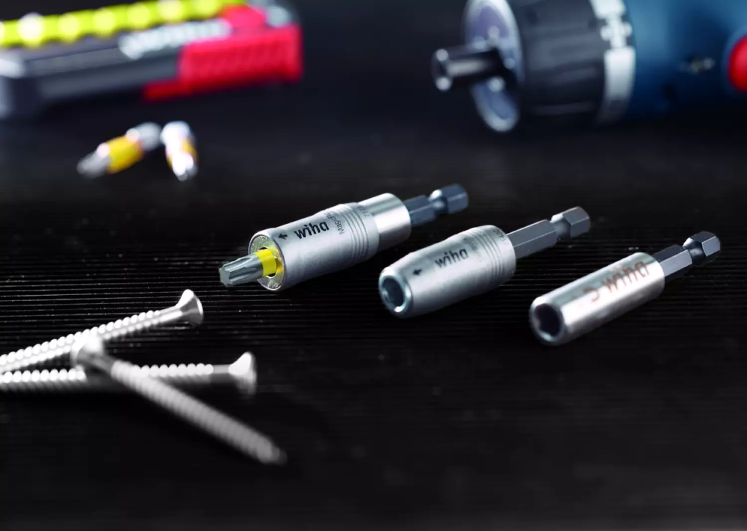 Wiha 7123 MagicFlip Force universele houder met ringmagneet - 1/4 " x 62mm-image