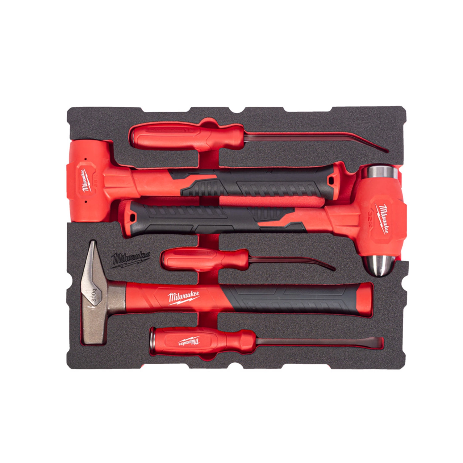 Milwaukee 4932501875 PACKOUT™ Sloopgereedschapset in foam Inlay - 6-delig-image