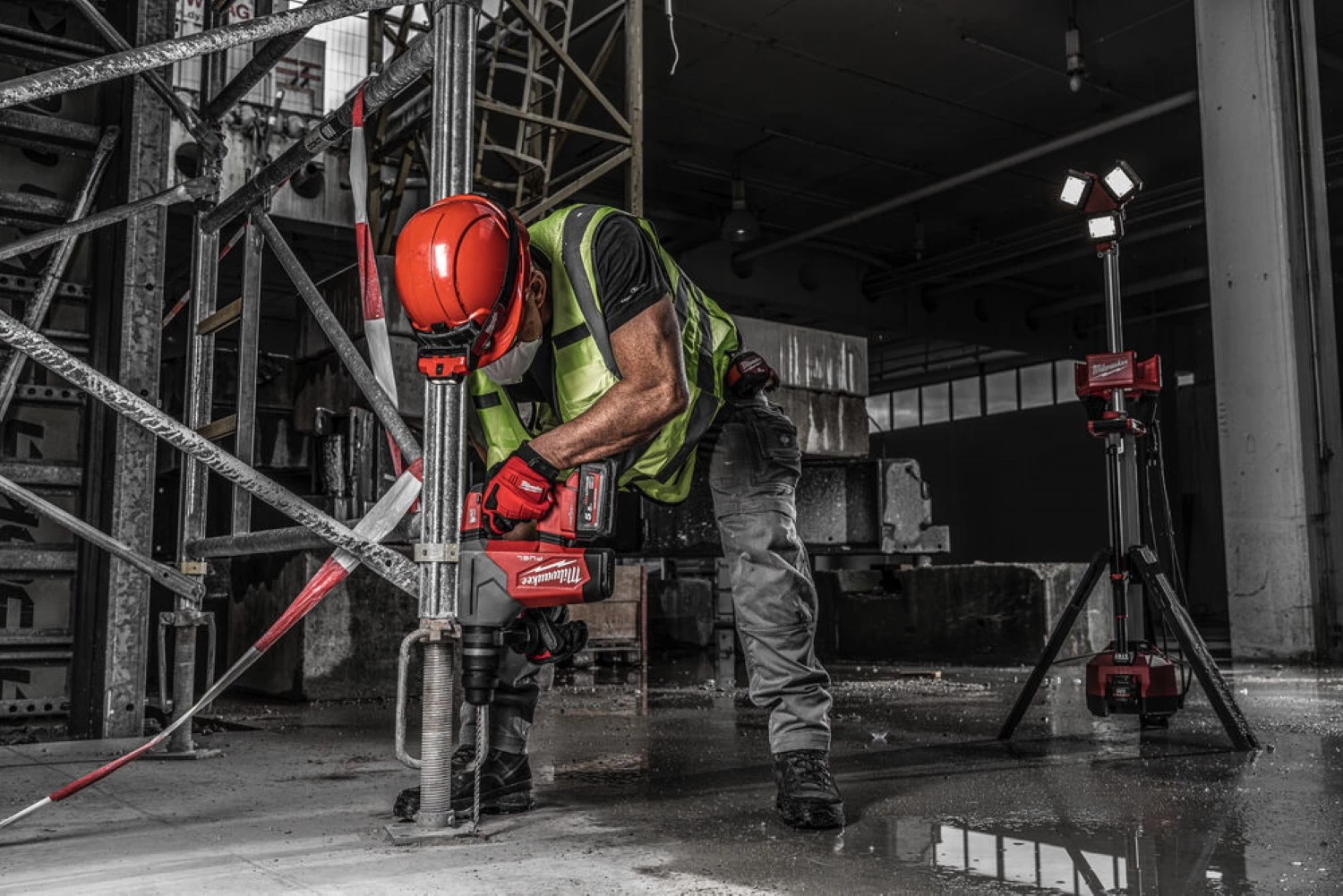 Milwaukee M18 ONEFHPX-802X 18V Li-ion accu SDS-plus combihamer set (2x 8.0Ah accu) in HD Box - 5,0J-image
