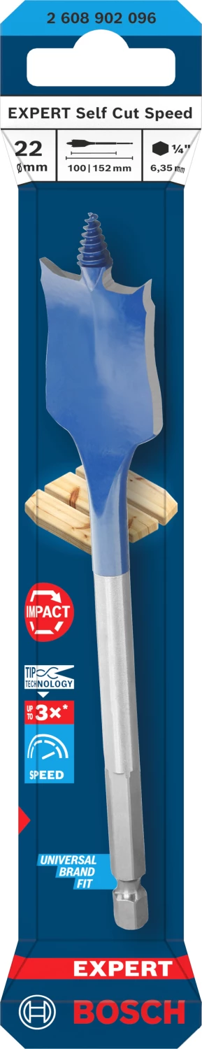 Bosch EXPERT 2608902096 Speedboor Self Cut Speed - 22x152mm-image