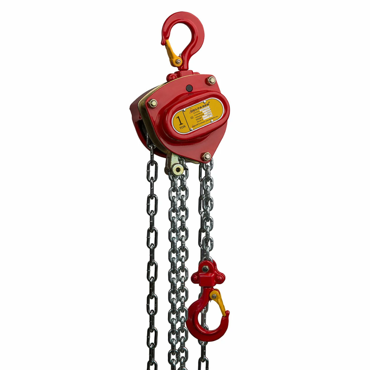 Delta DELTA RED Premium handkettingtakel - 1 ton - met 3 meter hijshoogte-image