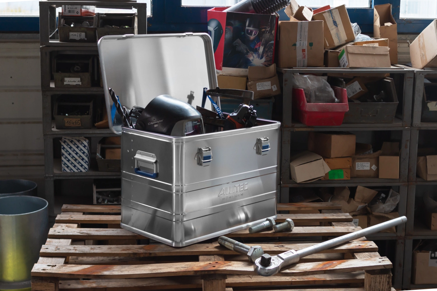 Alutec ALU12153 Caisse en aluminium - 38,5 x 118,2 x 36,7 cm-image