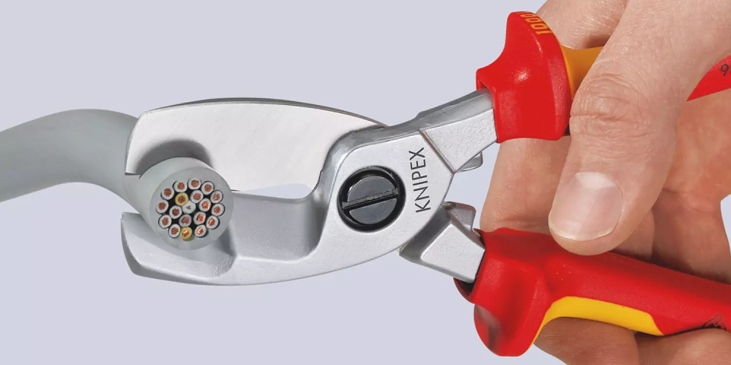 Knipex 9516200 Cisaille à câble à doubles tranchants - 200 mm-image