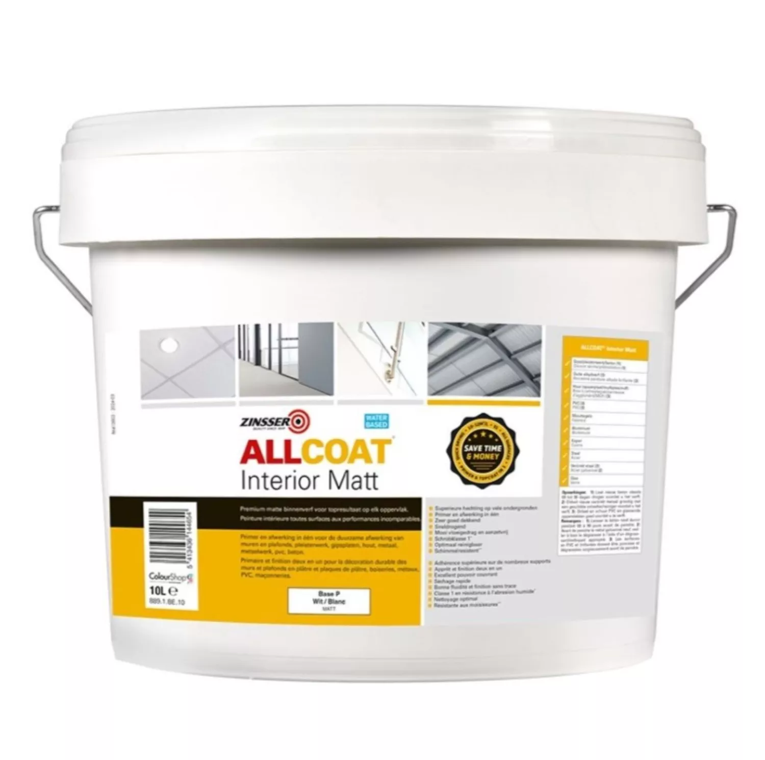 Zinsser® Allcoat Interior Matt - En couleurs mélangées 10L-image